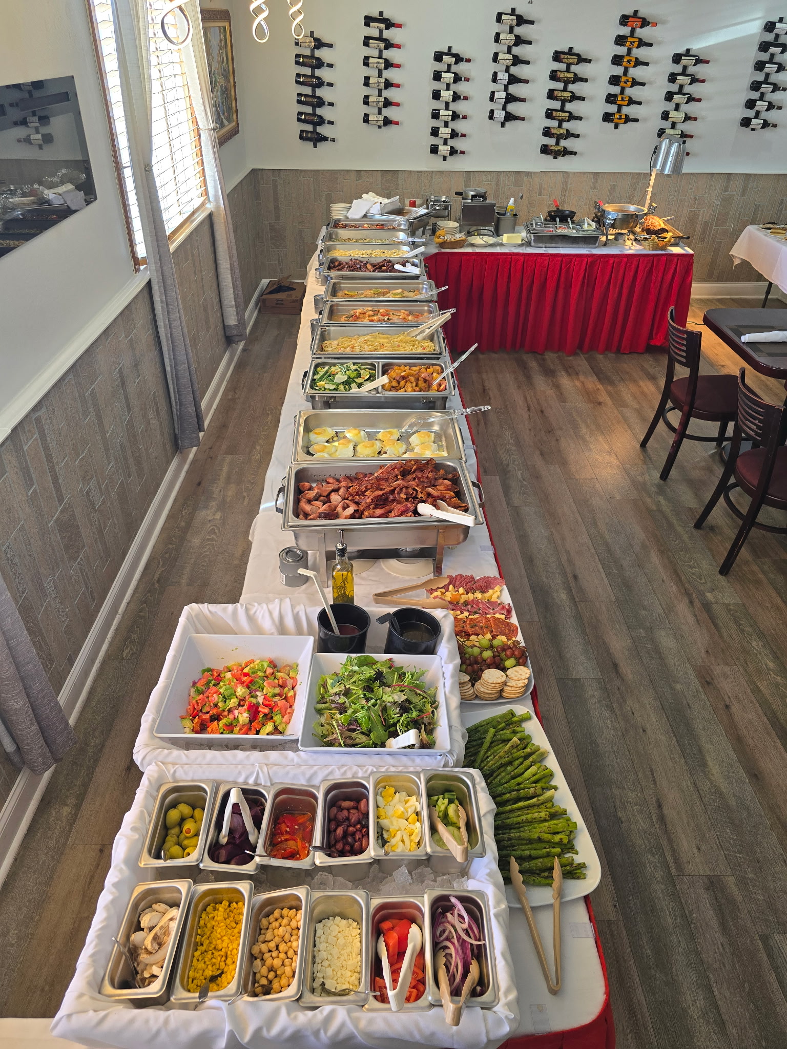 Brunch dessert selection